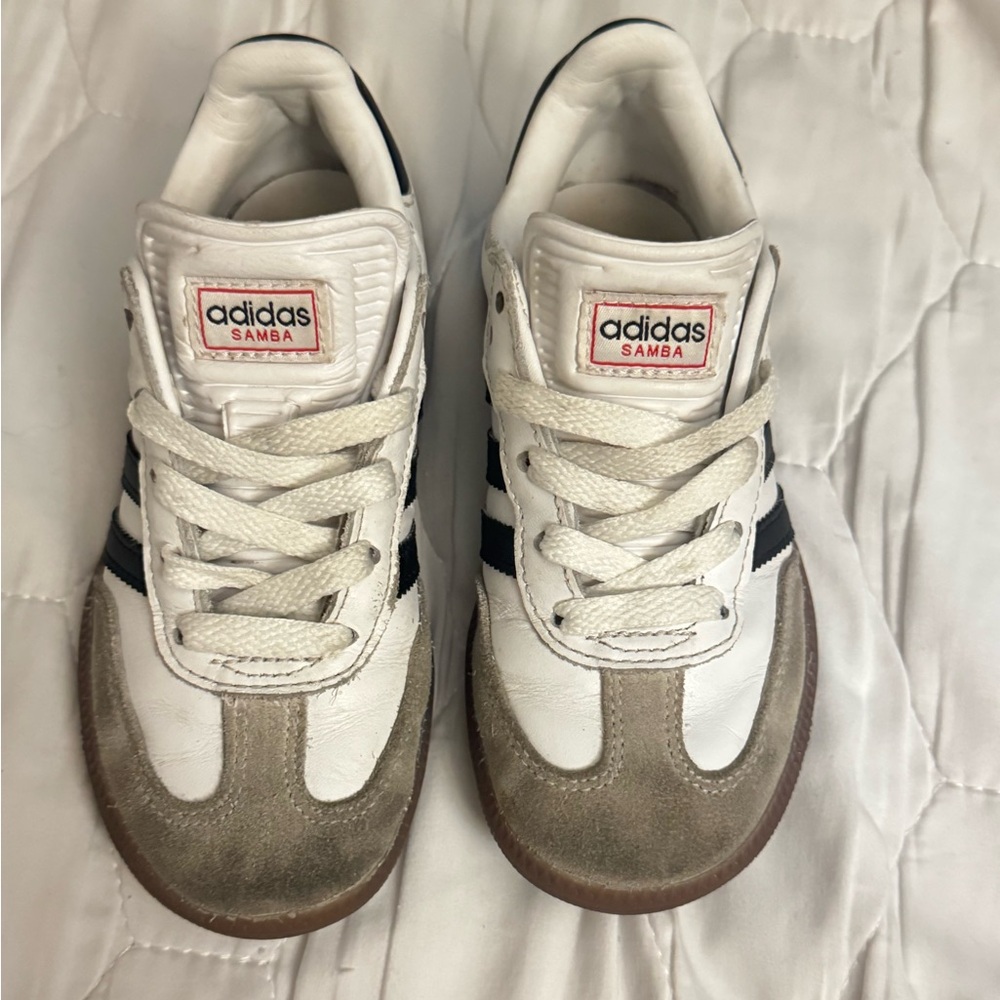 Adidas Samba Kids Sneakers - White and Brown